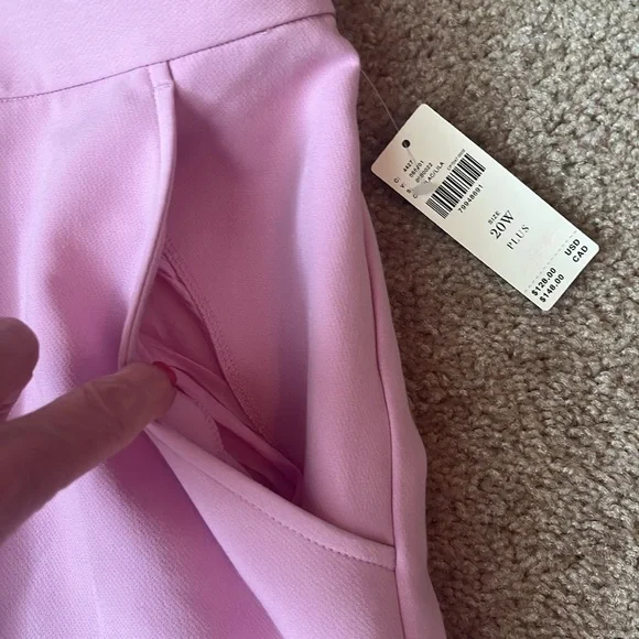NWT Anthropologie Maeve Lilac Pants - Picture 5 of 12